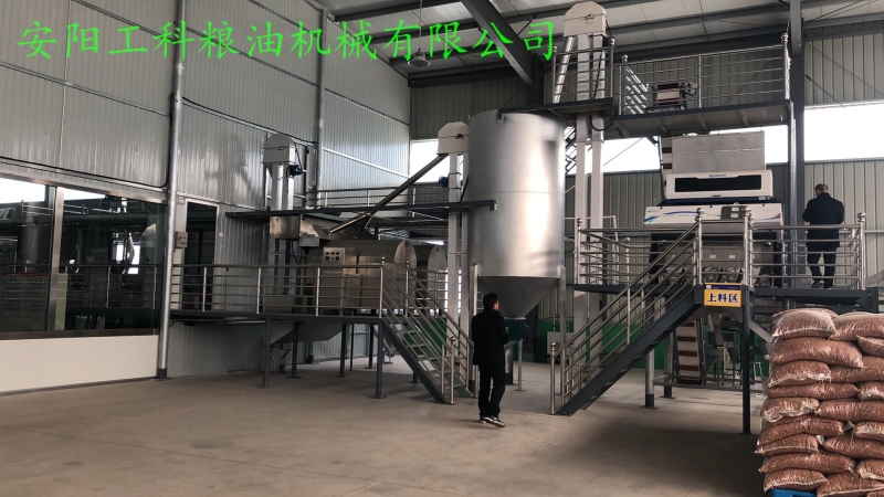 3.120t sesame oil steaming and frying section
